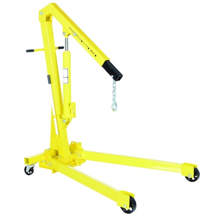 Vestil Steel Shop Crane Engine Hoist with Folding Legs, 2000 lb Capacity EHN-20-C